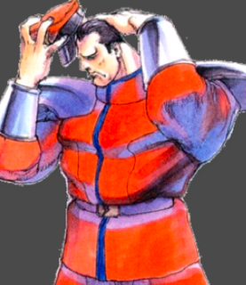 Promotional illustration of the character drawn by Bengus for Super Street Fighter II Turbo