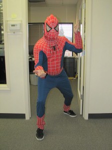 Halloween_Spiderman Spiderman even stopped by for a visit!