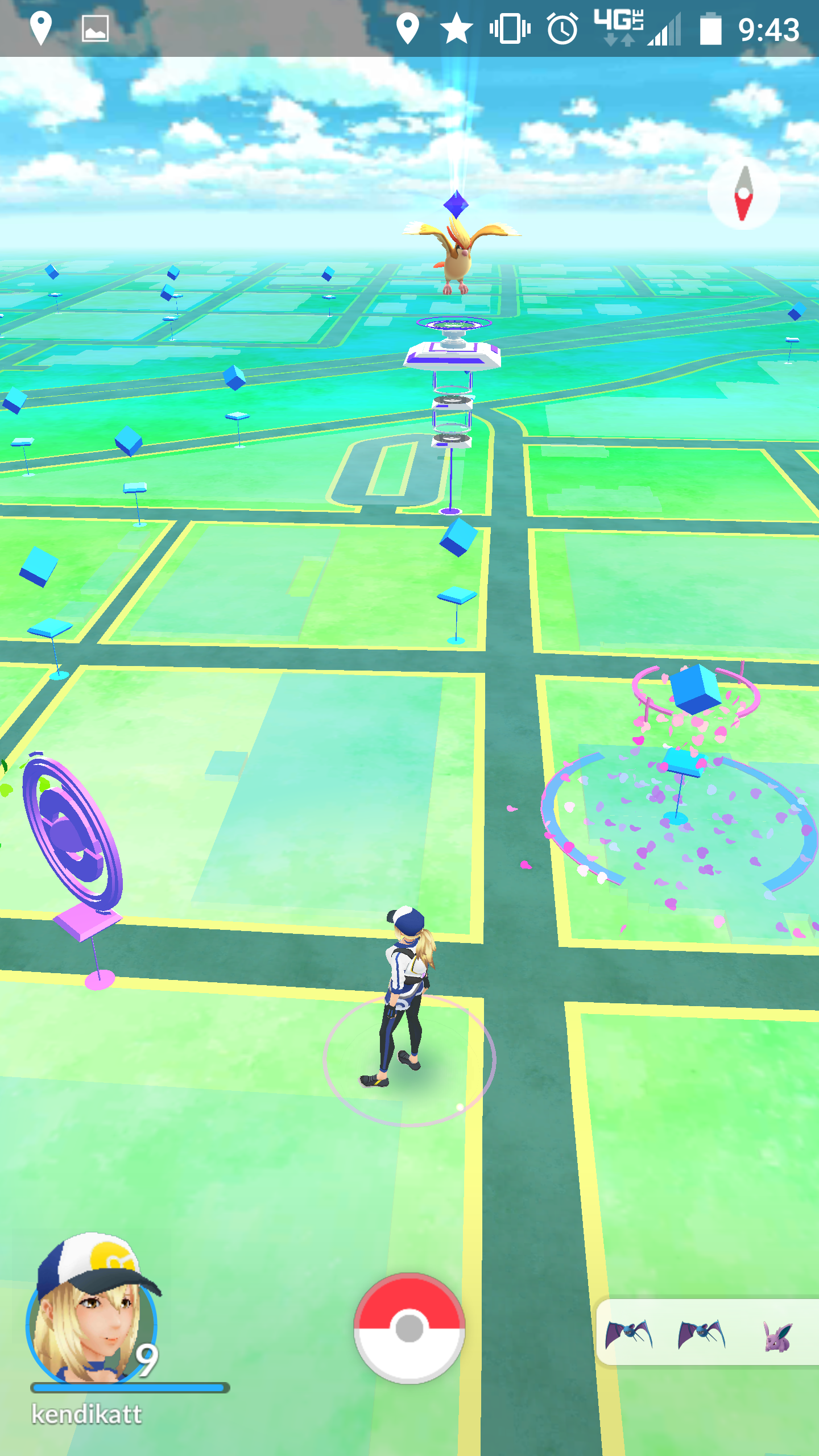 Pokémon Go Daytime Screenshot