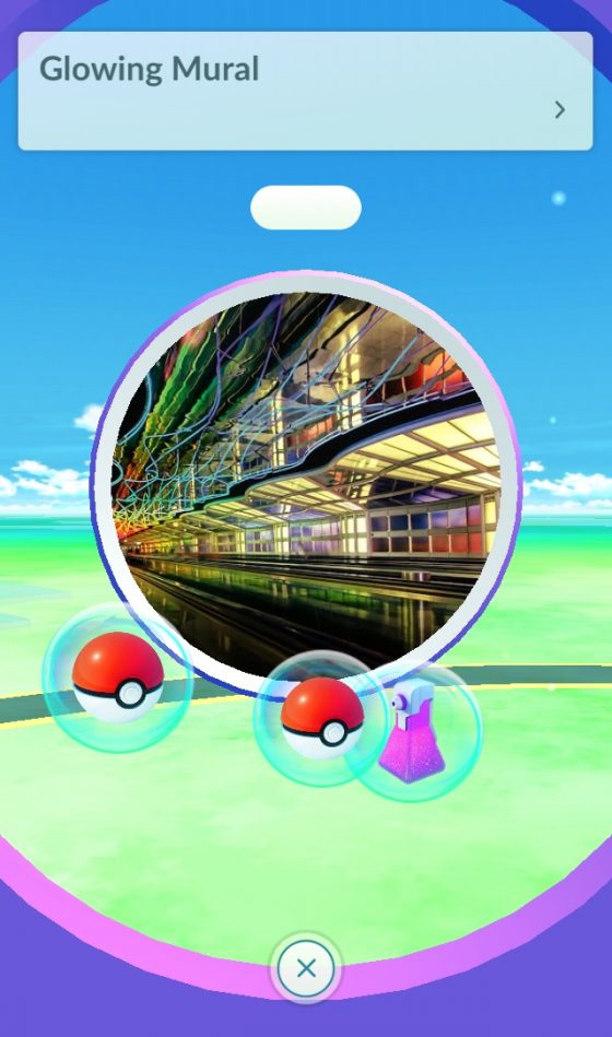 Glowing Mural Pokéstop